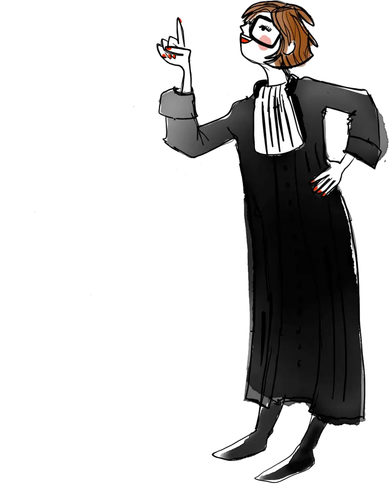 Lawyer illustration